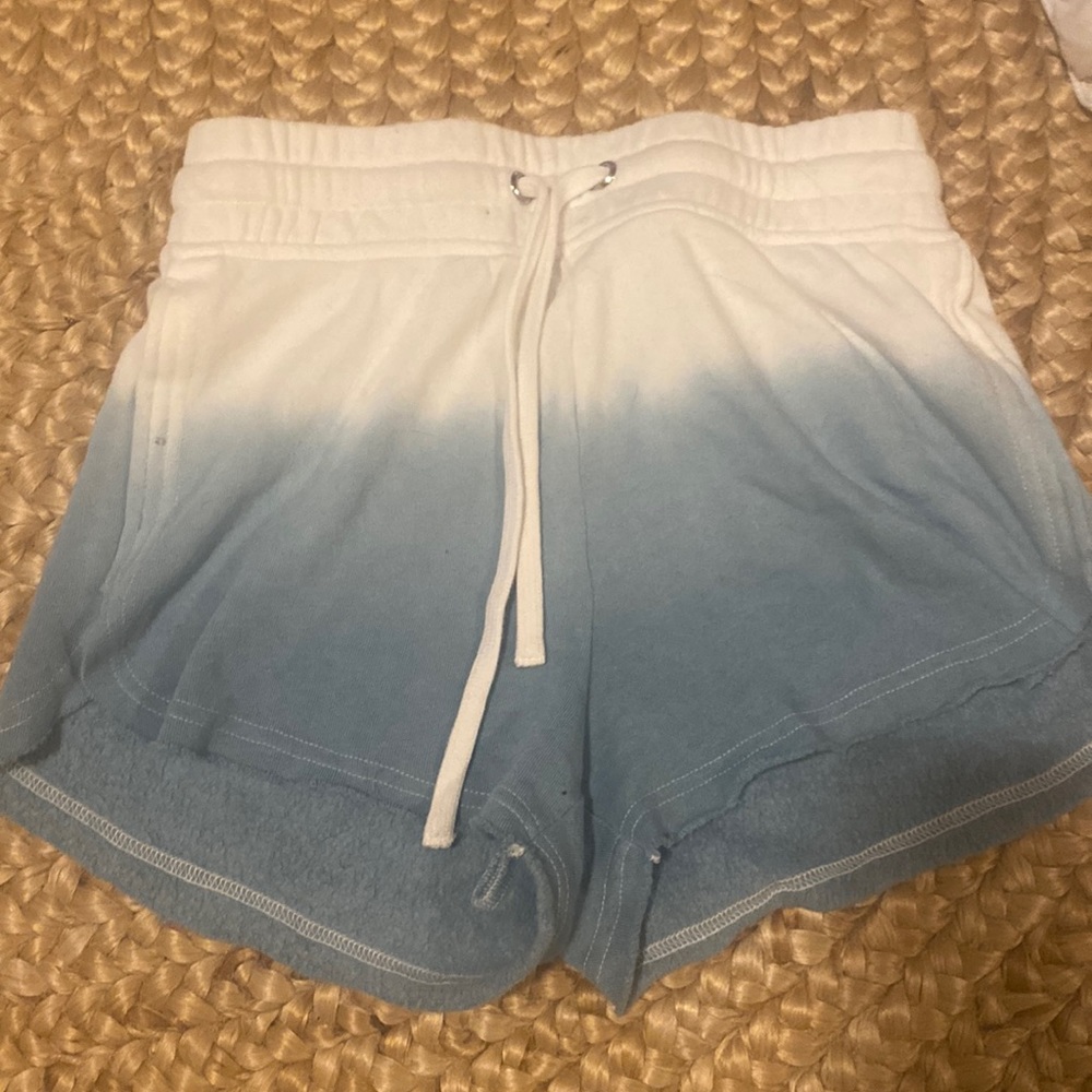 Blue and white faded Forever 21 shorts